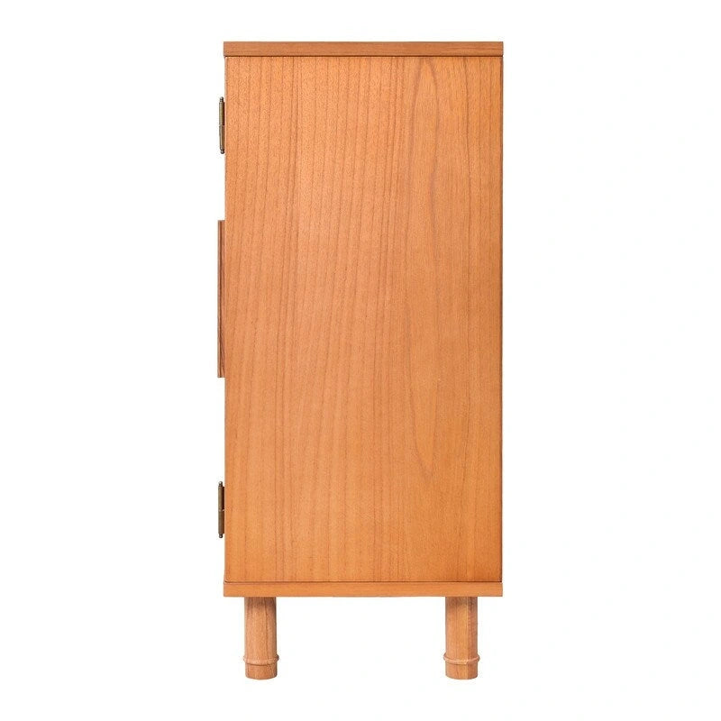Armoire 2 portes en bois blond clair