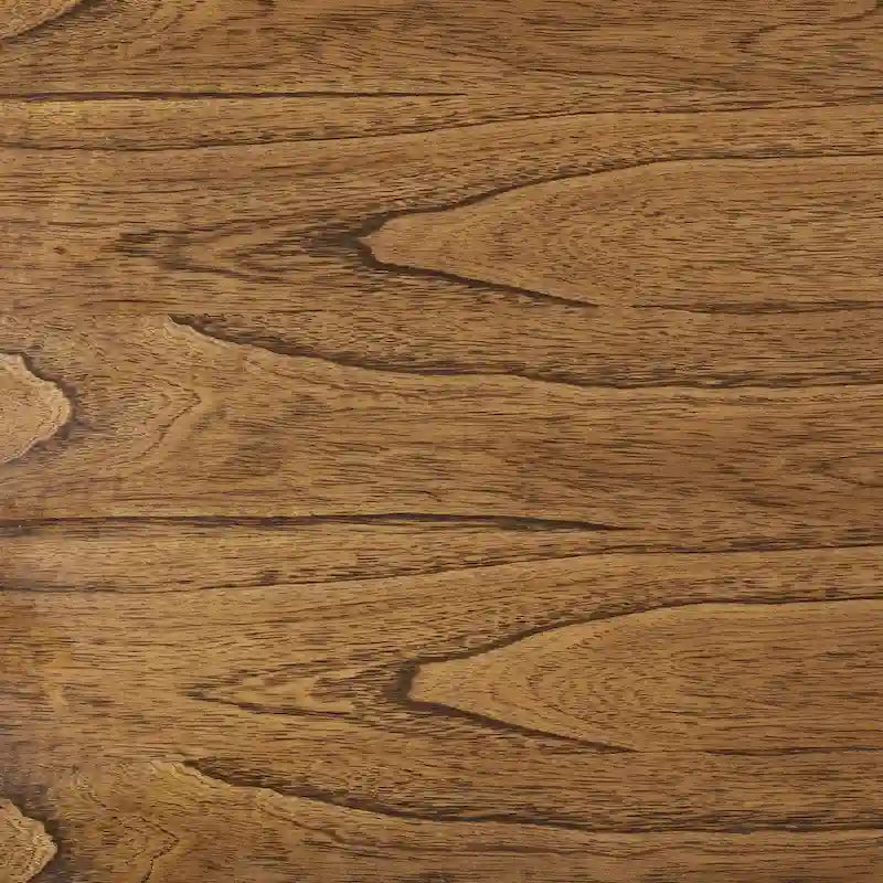 *Édition Limitée* Table à manger rectangulaire Zarbel 6-8 personnes, style Ferme Moderne, en bois massif, avec rallonge intégrée, pour salle à manger et cuisine