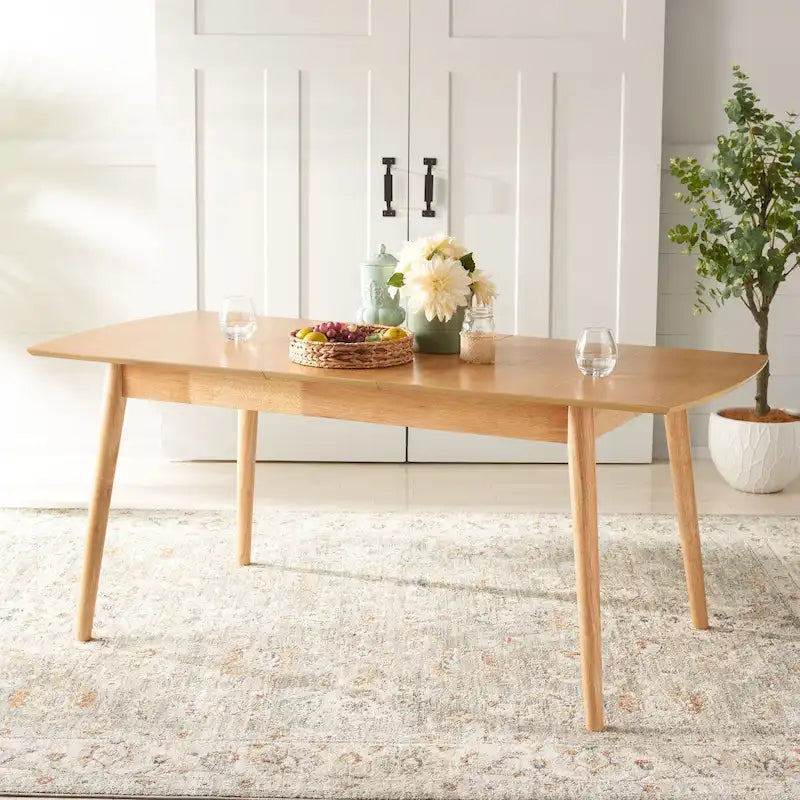 Table à manger extensible Margueritta - 180 cm L x 81 cm P x 74 cm H - 180Lx81Px74H