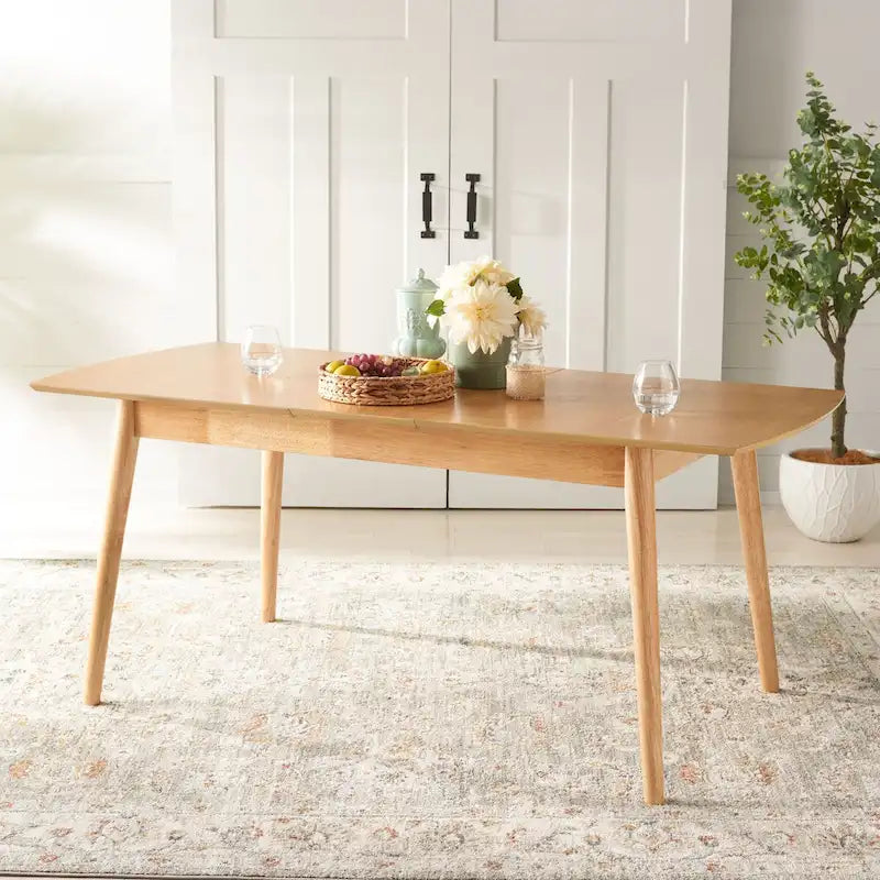 Table à manger extensible Margueritta - 180 cm L x 81 cm P x 74 cm H - 180Lx81Px74H