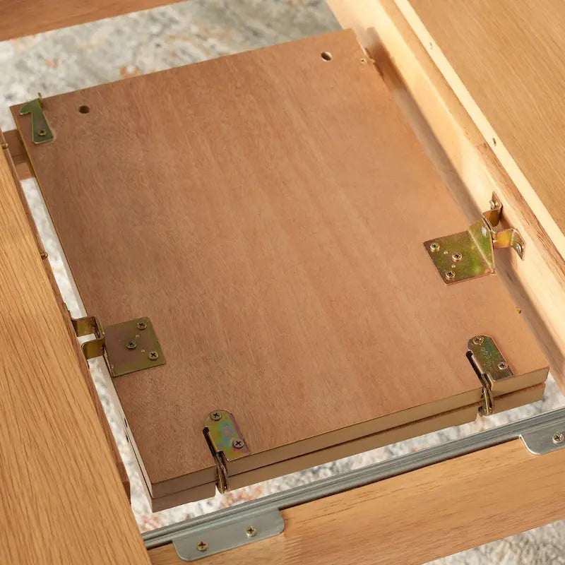 Table à manger extensible Margueritta - 180 cm L x 81 cm P x 74 cm H - 180Lx81Px74H