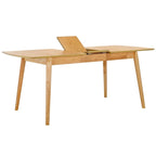 Table à manger extensible Margueritta - 180 cm L x 81 cm P x 74 cm H - 180Lx81Px74H