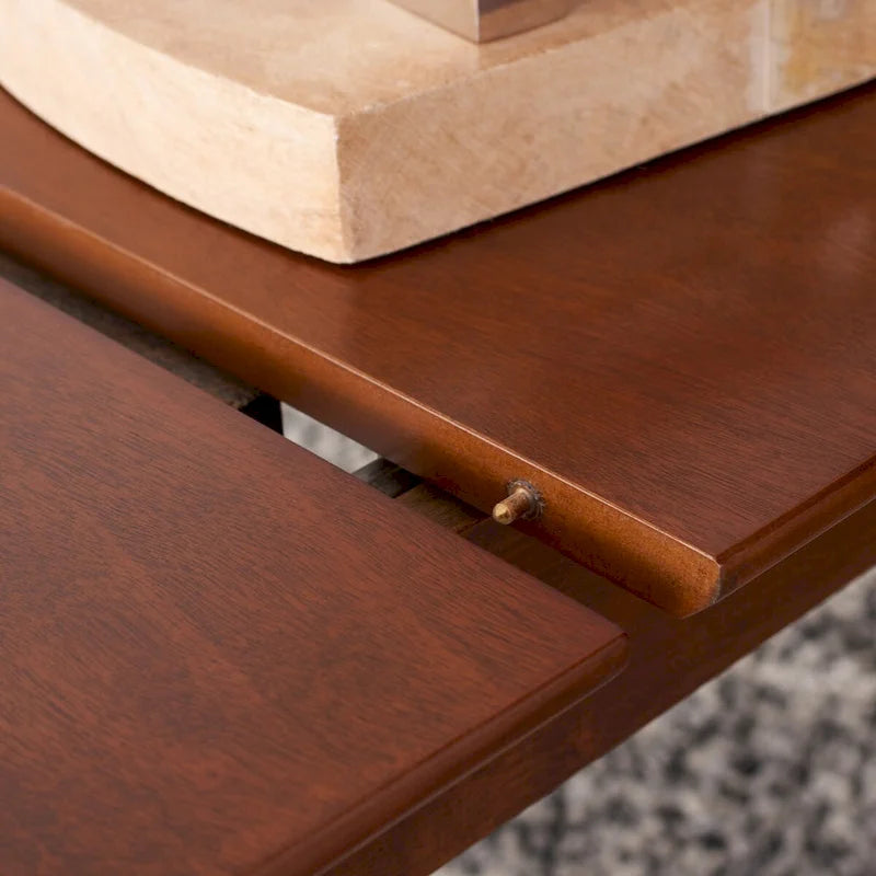 Table à manger extensible Margueritta - 180 cm L x 81 cm P x 74 cm H - 180Lx81Px74H