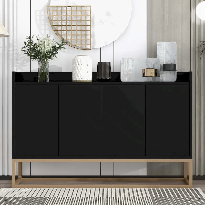 Bahut moderne Élégant meuble de rangement avec grand espace de rangement