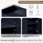Bahut moderne Élégant meuble de rangement avec grand espace de rangement