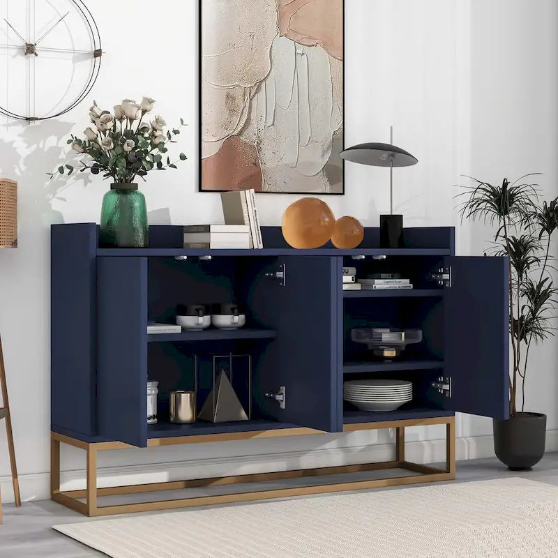 Bahut moderne Élégant meuble de rangement avec grand espace de rangement