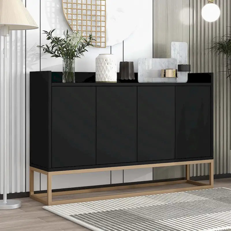 Bahut moderne Élégant meuble de rangement avec grand espace de rangement