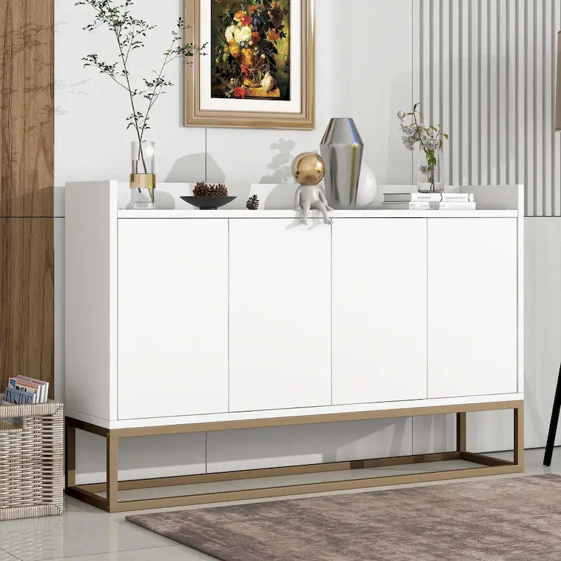 Bahut moderne Élégant meuble de rangement avec grand espace de rangement