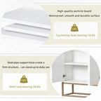 Bahut moderne Élégant meuble de rangement avec grand espace de rangement